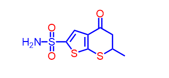 6-Methyl-4-oxo-5,6-dihydro-4H-thieno[2,3-b]thiopyran-2-sulfonamide